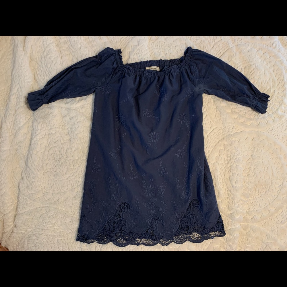 Abercrombie Sky blue mini dress loose